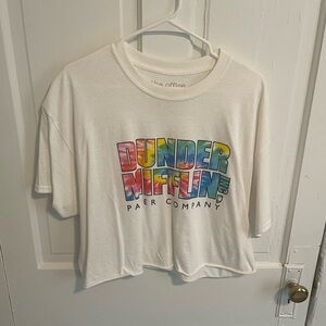 The Office Dunder Mifflin Crop Tee